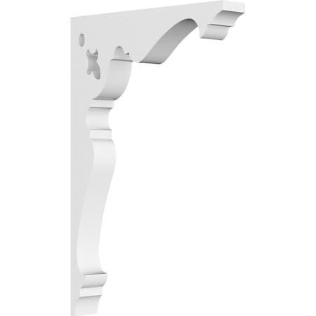 Ekena Millwork Heath Architectural Grade PVC Bracket, 5/8"W X 4"D X 6"H BKTP01X04X06HE